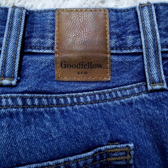 Goodfellow Co Jeans Mens 40x32 Blue Regular Straight Dark Wash American Denim - Picture 13 of 13